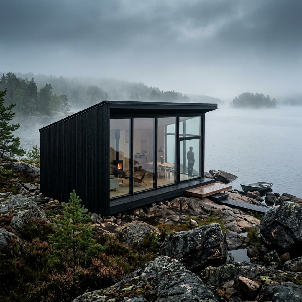 Minimalist Finnish Cabin